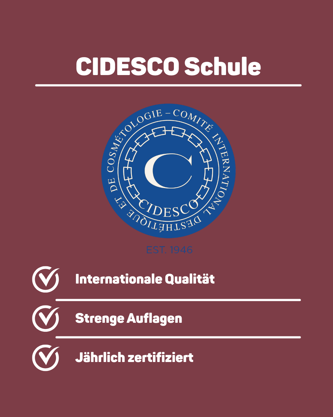 Internationale Make-up Cidesco Schule in München